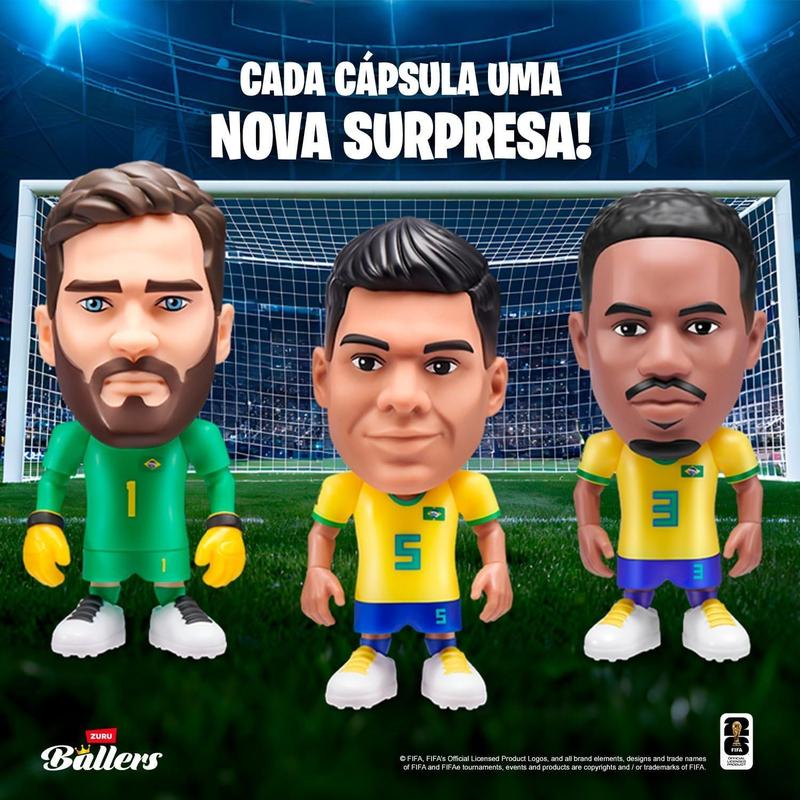 Mini Figura Surpresa Copa do Mundo FIFA 2026 - Zuru Ballers com